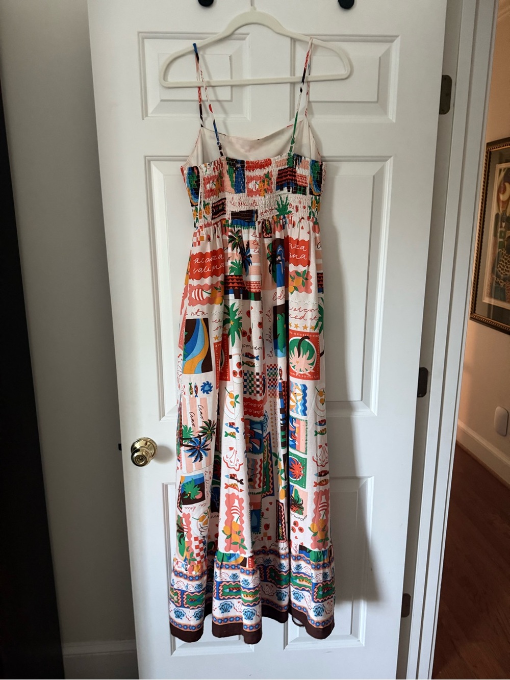 Sugarlips Lumy Mix Vin Smocked Maxi Dress - Picture 2 of 2